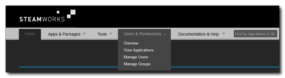 Steam :: Steamworks Development :: Share Application Management Access