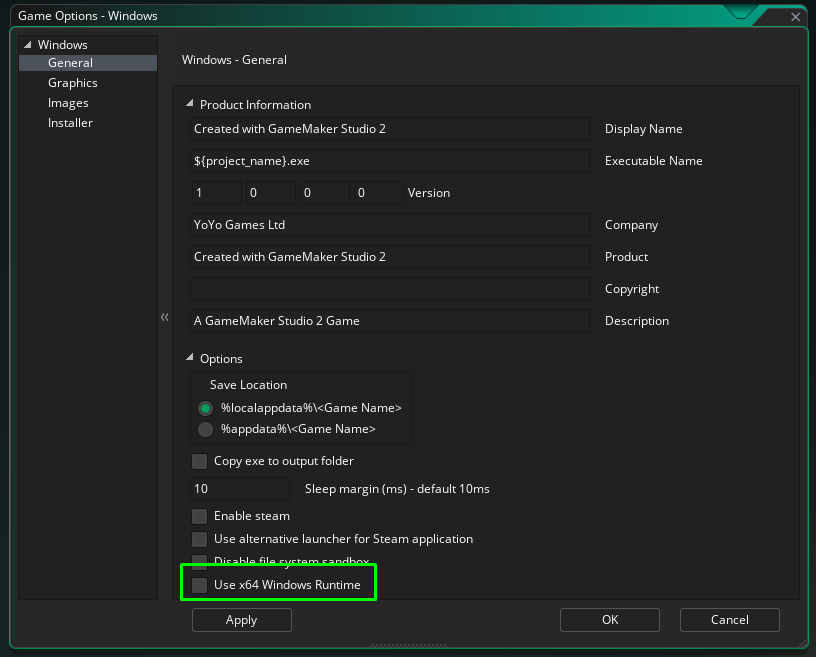 Setting Up For Windows – GameMaker Help Centre